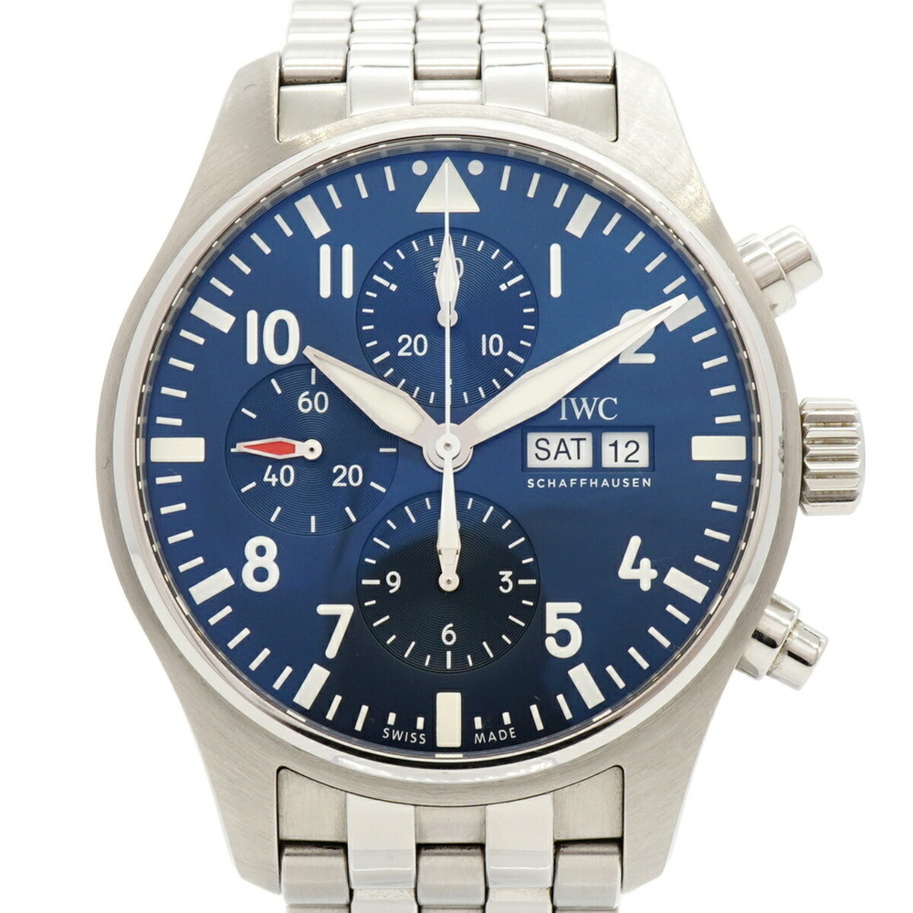 IWC Schaffhausen Pilot's Watch Petit Prince IW377717 Blue Dial Men's